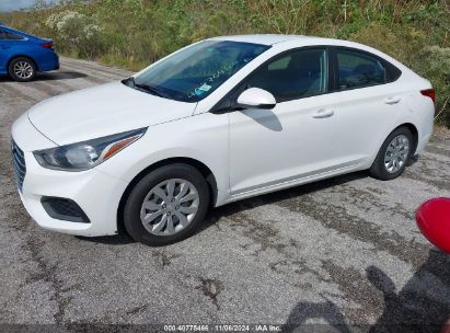 2021 HYUNDAI ACCENT SE White  Gasoline 3KPC24A63ME133978 photo #3