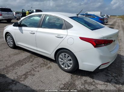 2021 HYUNDAI ACCENT SE White  Gasoline 3KPC24A63ME133978 photo #4