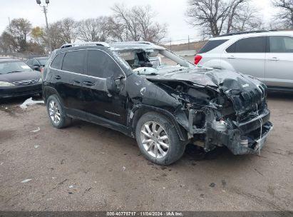 2015 JEEP CHEROKEE LIMITED Black  Gasoline 1C4PJMDBXFW551220 photo #1