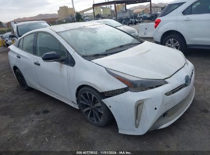 2022 TOYOTA PRIUS NIGHTSHADE EDITION White  hybrid engine JTDKAMFU2N3163505 photo #1