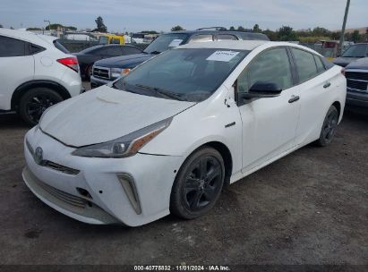 2022 TOYOTA PRIUS NIGHTSHADE EDITION White  hybrid engine JTDKAMFU2N3163505 photo #3