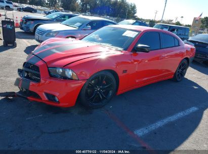 2014 DODGE CHARGER R/T Red  Gasoline 2C3CDXCT5EH103003 photo #3