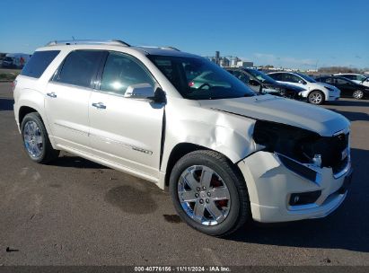 2014 GMC ACADIA DENALI White  Gasoline 1GKKVTKD4EJ209565 photo #1