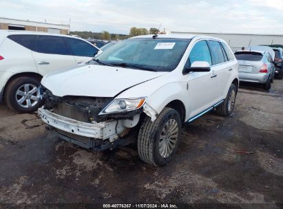 2014 LINCOLN MKX White  Gasoline 2LMDJ6JK0EBL03674 photo #3