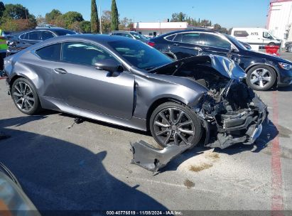 2017 LEXUS RC 200T Gray  Gasoline JTHHA5BC9H5005036 photo #1