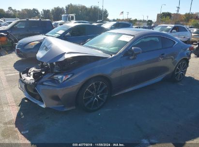 2017 LEXUS RC 200T Gray  Gasoline JTHHA5BC9H5005036 photo #3