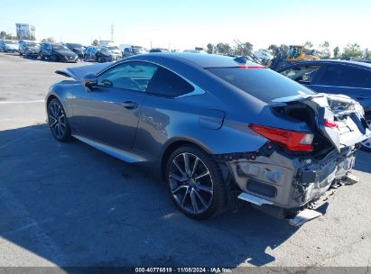 2017 LEXUS RC 200T Gray  Gasoline JTHHA5BC9H5005036 photo #4