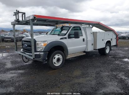 2013 FORD F-550 CHASSIS XL White  Gasoline 1FDUF5GY1DEA13966 photo #3