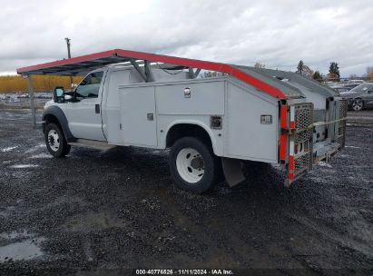 2013 FORD F-550 CHASSIS XL White  Gasoline 1FDUF5GY1DEA13966 photo #4