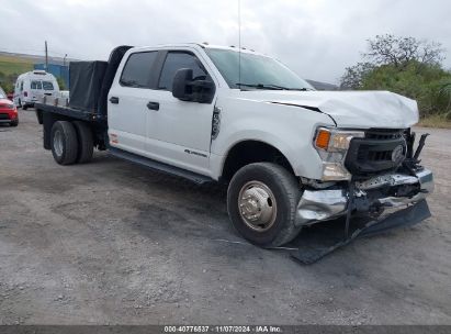 2021 FORD F-350 CHASSIS XL White  Diesel 1FD8W3HT7MED60307 photo #1