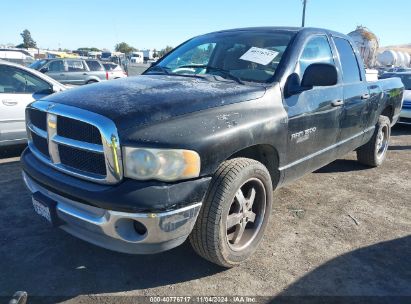 2004 DODGE RAM 1500 SLT/LARAMIE Black  Gasoline 1D7HA18N84S605082 photo #3