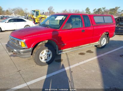 1995 CHEVROLET S TRUCK S10 Red  Gasoline 1GCDT19W9S8110085 photo #3