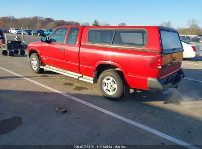 1995 CHEVROLET S TRUCK S10 Red  Gasoline 1GCDT19W9S8110085 photo #4