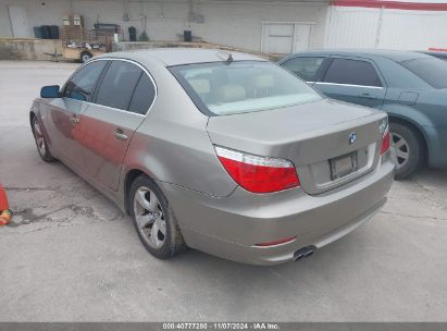 2008 BMW 528I Tan  Gasoline WBANU53538CT15560 photo #4