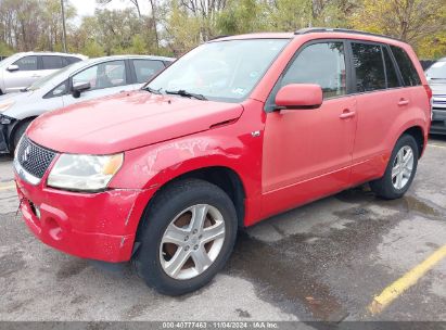 2007 SUZUKI GRAND VITARA LUXURY Red  Gasoline JS3TD947X74200658 photo #3