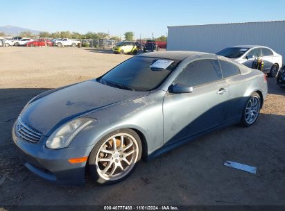 2006 INFINITI G35 Blue  Gasoline JNKCV54E26M705853 photo #3