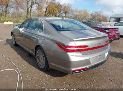 2020 GENESIS G90 3.3T PREMIUM AWD Pewter  Gasoline KMTF34PA0LU081023 photo #4