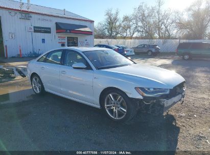 2012 AUDI A6 3.0 PREMIUM White  Gasoline WAUHGAFC3CN146323 photo #1