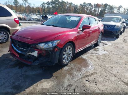 2015 MAZDA MAZDA6 I SPORT Red  Gasoline JM1GJ1U54F1216153 photo #3