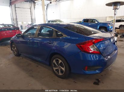 2018 HONDA CIVIC LX Blue  Gasoline 2HGFC2F54JH590542 photo #4