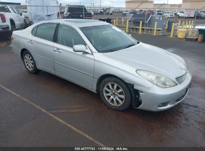 2003 LEXUS ES 300 Silver  Gasoline JTHBF30G930089754 photo #1