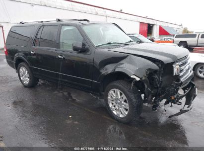 2012 FORD EXPEDITION EL LIMITED Black  Flexible Fuel 1FMJK2A59CEF05364 photo #1