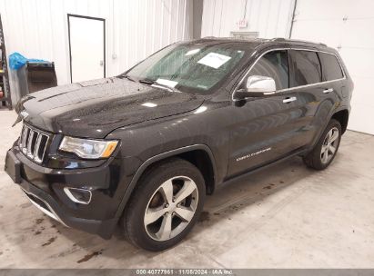 2016 JEEP GRAND CHEROKEE LIMITED Black  Flexible Fuel 1C4RJFBG8GC435715 photo #3