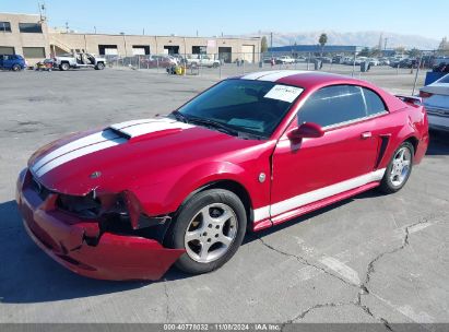 2004 FORD MUSTANG PREMIUM Red  Gasoline 1FAFP406X4F150868 photo #3