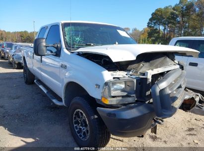 2003 FORD F-250 LARIAT/XL/XLT White  Gasoline 1FTNW21S33EB43550 photo #1