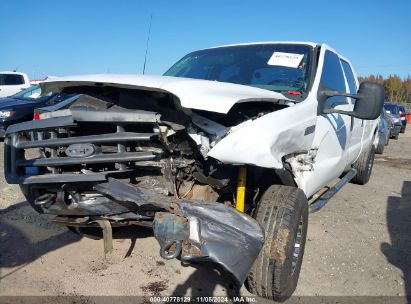 2003 FORD F-250 LARIAT/XL/XLT White  Gasoline 1FTNW21S33EB43550 photo #3