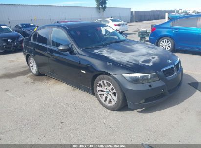 2007 BMW 328I Black  Gasoline WBAVC53577FZ80154 photo #1