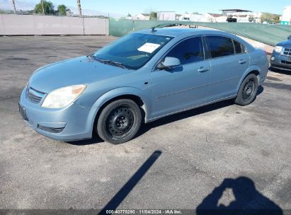 2007 SATURN AURA XE Light Blue  Gasoline 1G8ZS57N07F277443 photo #3