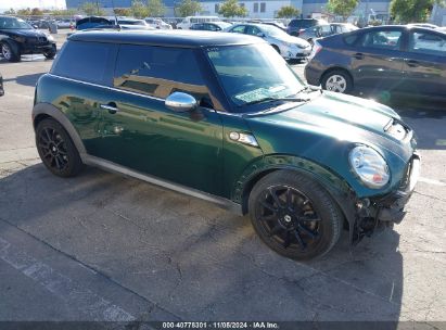 2011 MINI COOPER S Green  Gasoline WMWSV3C59BTY24418 photo #1