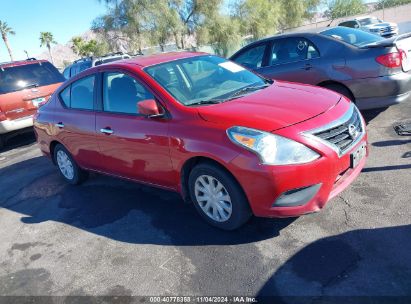 2015 NISSAN VERSA 1.6 SV Red  Gasoline 3N1CN7AP9FL926513 photo #1