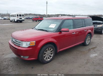 2010 FORD FLEX SEL Red  Gasoline 2FMGK5CC5ABA99681 photo #3