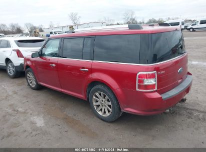 2010 FORD FLEX SEL Red  Gasoline 2FMGK5CC5ABA99681 photo #4