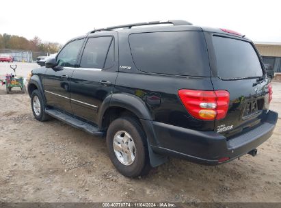 2002 TOYOTA SEQUOIA LIMITED V8 Black  Gasoline 5TDZT38A52S092784 photo #4