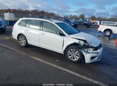 2019 VOLKSWAGEN GOLF SPORTWAGEN 1.8T S White  Gasoline 3VW117AU0KM509577 photo #1