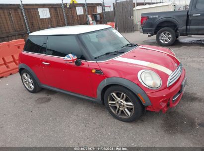 2011 MINI COOPER Red  Gasoline WMWSU3C52BT095276 photo #1