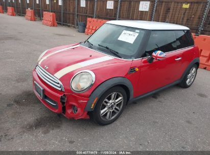 2011 MINI COOPER Red  Gasoline WMWSU3C52BT095276 photo #3