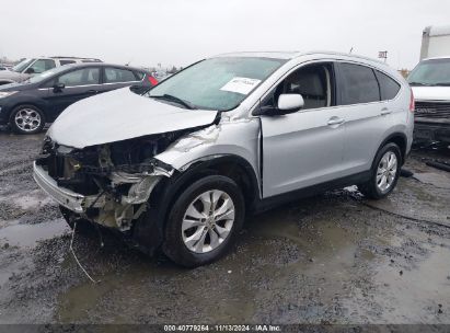 2013 HONDA CR-V EX-L Silver  Gasoline 2HKRM4H7XDH655683 photo #3