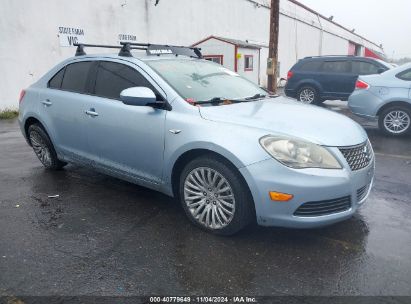 2011 SUZUKI KIZASHI SE Blue  Gasoline JS2RF9A35B6110499 photo #1