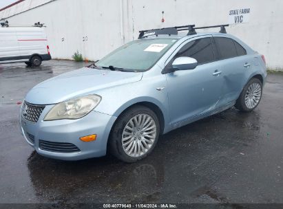 2011 SUZUKI KIZASHI SE Blue  Gasoline JS2RF9A35B6110499 photo #3