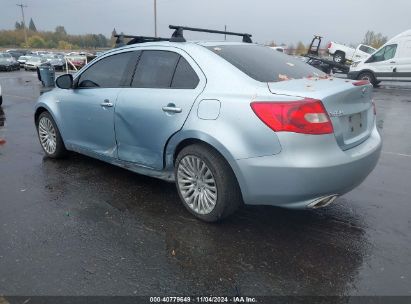 2011 SUZUKI KIZASHI SE Blue  Gasoline JS2RF9A35B6110499 photo #4