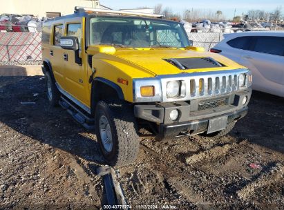 2003 HUMMER H2 Yellow  Gasoline 5GRGN23UX3H121746 photo #1