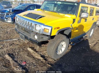 2003 HUMMER H2 Yellow  Gasoline 5GRGN23UX3H121746 photo #3