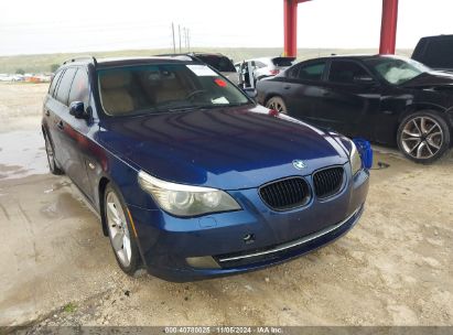 2008 BMW 535XI Blue  Gasoline WBAPT73508CX01246 photo #1