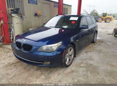 2008 BMW 535XI Blue  Gasoline WBAPT73508CX01246 photo #3