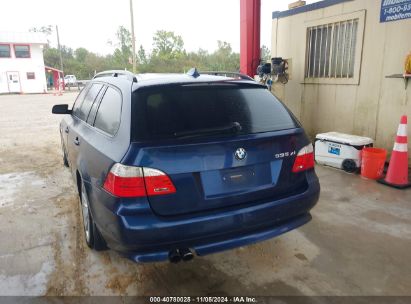 2008 BMW 535XI Blue  Gasoline WBAPT73508CX01246 photo #4