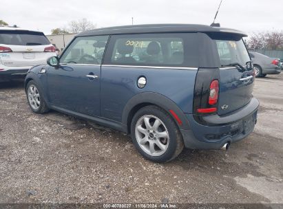 2010 MINI COOPER S CLUBMAN Blue  Gasoline WMWMM3C57ATP93891 photo #4